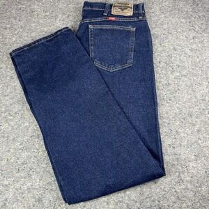 Wrangler Men's Shorts 36x34 Relaxed Fit Blue Denim Casual Used